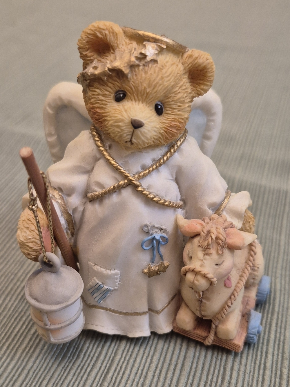 Cherished Teddies Celeste Bear Angel To Watch Over You Figurine 1995 Vintage